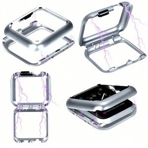 Aluminum Frame Built-in Magnets Support Metal Case For Apple Watch 42Mm