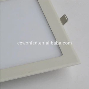 Aluminum IP44 Pure white China Shenzhen Epistar SMD2835 CE FCC ROHS 3W/6W/9W/12W/15W/18W Square Ultrathin Led Panel Light
