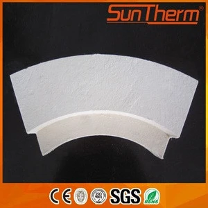 Aluminum silicate vacuum formed ceramic fiber board for thermal insulation material