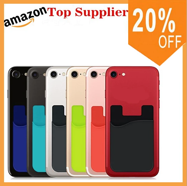 amazon best sellers With 3m cell wallet adhesive rubber business mobile id credit custom phone silicone card holder