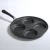 Import Amazon hot sale cast iron cookware /pre seasoned cast iron egg cooker frying pan with four holes from China