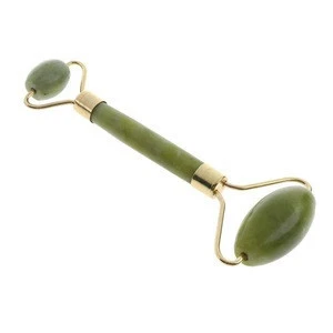 Amazon hot selling anti-aging jade roller and gua sha set for facial eye massage