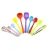 Import Amazon wholesale kitchen utensil set cooking tools red black green blue colorful  silica gel kitchen stainless steel tong ladle from China