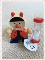 animal wood toothbrush holder hourglass Wooden sand timer