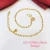 Import Anklet-212 xuping body jewellery anklets foot jewelry gold chain anklet, beaded design bell charm rope anklet bracelet from China
