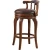 Import Antique Swivel Design Hign End Solid Wood Bar Chair Stool from China
