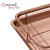 Import Anycook 2 Piece Copper Crisper  Rectangle Tray Pan Potatoes Chips Fried Chicken Meat Oil Filter Basket Barbecue BBQ Basket Rack from China