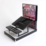 APEX Hot Selling Store Countertop Acrylic Metal Eyeshadow Lipstick Eyeliner Display Holder Stand Rack
