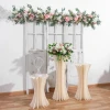 Artificial Table Flowers Long Row Wedding Decoration Rose Vine Silk Rose Flower Runner Trailing Artificial Flower