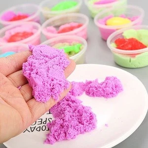 Attractive style 12 colors personalized especial magic sand toy with molding