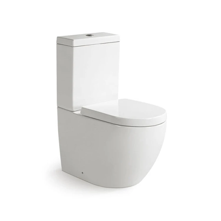 Australia certificate WaterMark washdown two piece toilet Sanitary ware WC Into the wall toilet in india