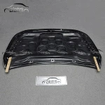 Auto parts black carbon front engine hoods carbon engine cover for Mercedes CLA W117 CLA200