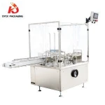 automatic carton  box  case erector and packer machine, cosmetic bottle cartoning machine, auto soap cartoning machine
