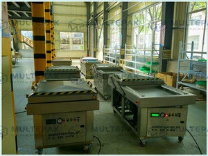 Automatic Double Chamber Vacuum Packing Machine For Seafood Meat Sausage