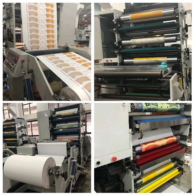 Automatic New Design High speed 4 color flexo Paper cup digital printing machine with cheap price machinery