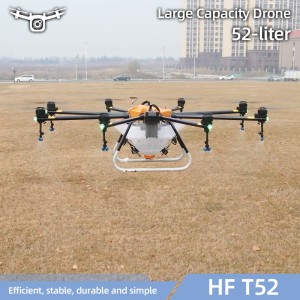 Autonomous Flight 52L De Largo Alcance Fumigation Farming Drone T52 Agricultural Machinery Drone for Fertilizer Spraying