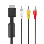 AV RCA TV Audio Video Cable Adapter Cord for Sony PlayStation PS 1 2 3 AV RCA TV Audio Video Cable