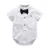Import Baby Boys Romper Gentleman Outfits Suits, Infant Short Sleeve Shirt+Bib Pants+Bow Tie Overalls Clothes Set from China