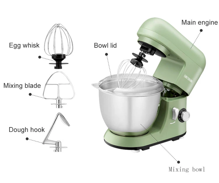 Bakery Electric Commercial kitchen machine Food Dough Mixer bread mixing machine With 3 Different Beater