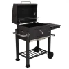Barbecue Anthracite Stainless Steel Portable Folding Foldable Charcoal BBQ Grill for Outdoor Camping Hiking Family