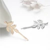 Baroque Hairgrips Metal Alloy Leaf Hair Clips Hairpins For Women