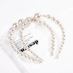 Baroque Korean Pearl Headband For Women 2020 Wedding Accessories Women