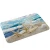 Import Bathroom products faux fur colored beads 4c print Stock new design bath mat from China