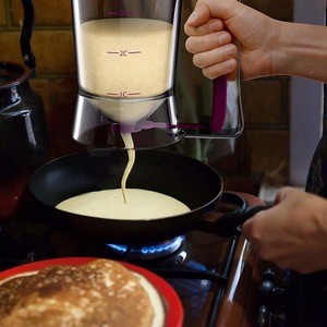 Batter Dispenser Tool Pancake Cupcake Baking Tool Waffles Muffin Mix Cups With Measuring Label Bakeware Maker Pour Food Gadget