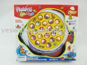 battery operated fishing game toy
