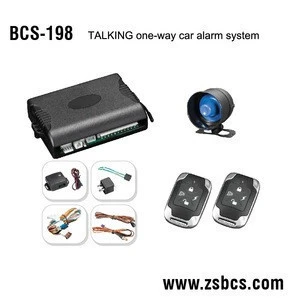 BCS-198 Talking one-way car alarm