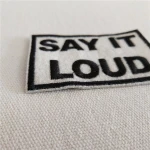 Beauterfull guangzhou embroidery accessories for denim garment accessories  for bag