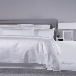 Bed sheet linenhotel style ,cotton hotel fitted flat sheet bed ,1-3cm stripe hotel bed sheet 100% cotton