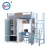 Import Bedroom furniture adult metal bunk beds steel school double bunk beds with storage cabinet from China
