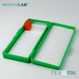 BENOYLAB Factory Direct Microscope glass Slide storage box for 12pcs 25pcs 50pcs 100pcs
