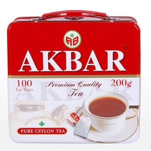 best price Akbar Red and White Lunch Box /String &amp; Tag type /Ceylon Tea   from Ceylon