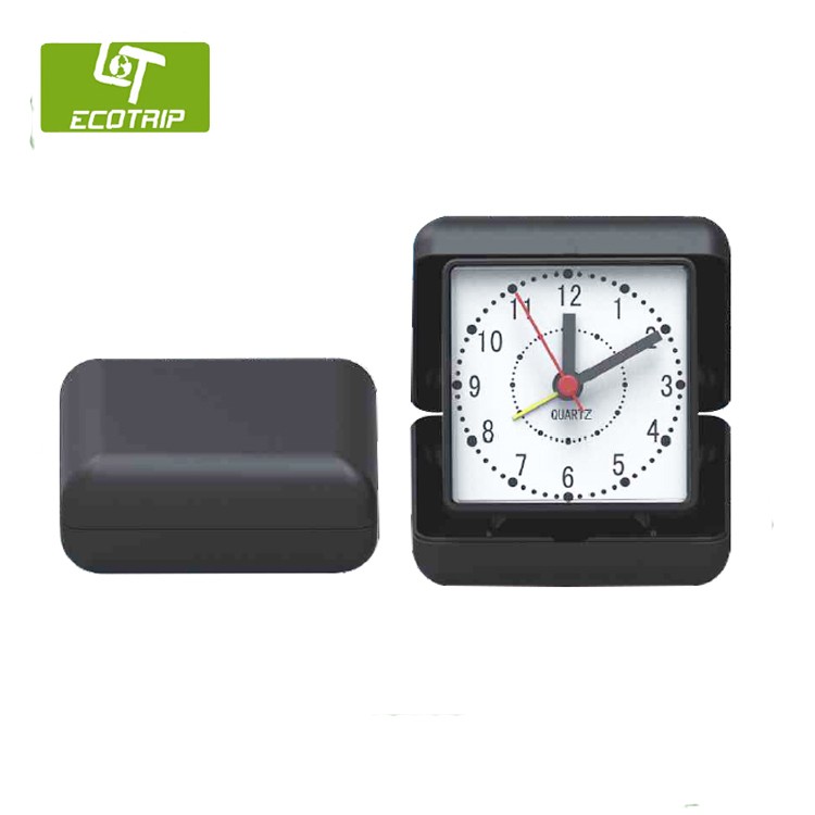 Best price high quality ultra thin travel battery alarm clock