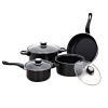 Best Sales 13-piece  cheap kitchen housewares iron non stick Induction Handles Pan Unique Cooking Pots Cookware sets