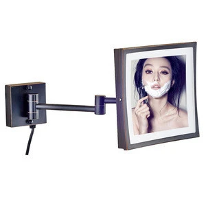 Best seller LY-1802D wall mounted vanity makeup mirror shaving mirror with LED light Mirror