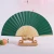 Import Best Selling Chinese Japanese Plain Color Bamboo Large Rave Folding Paper Hand Fan Craft Fans from China