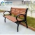 Import Best selling HDPE plastic wood with cast iron legs bench outdoor wooden furniture from China
