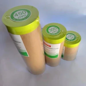 Biodegradable car automotive kraft paper masking film painters masking paper tapes for painting