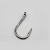 Import Black Color Carbon Steel Thick Fishhook Eyed Barbed Freshwater Fishing Hooks Tackle from China