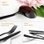 Import Black Gold Cutlery Set Stainless Steel Flatware Set For Gift Party from China