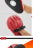 Black Red Boxing Gloves Pads for Muay Thai Kick Boxing MMA Training PU foam target Pad