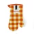 Import Blue Orange Green Check Print Canvas Poly Cotton Cheap Custom Microwave Glove Oven Mitt from China