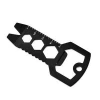Bottle Opener Tool Kits Key Chains Stainless Steel Multi Function EDC Combination Tool Card Hex Wrench Nail Puller Keychain