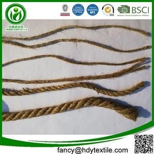 Bottom price high strength braided twisted jute rope make from 100% jute fiber