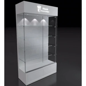 boutique display cabinet /used glass showcases and display cases