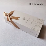Bow, gilded LOGO, fish scale pattern skin care products, cosmetics, daily necessities, exquisite custom gift box