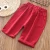 Import boys baby clothing  medium trousers Children tang suit for boys and girls kids pants from China